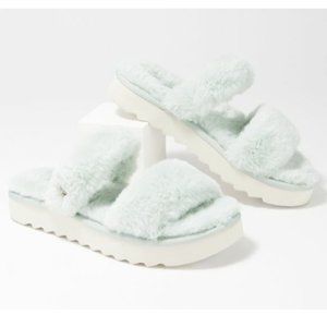 Koolaburra UGG FauxFur Slide Sandals - FuzzOn NIB